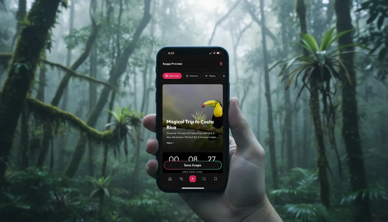 Xcapes — the AI-assisted trip builder